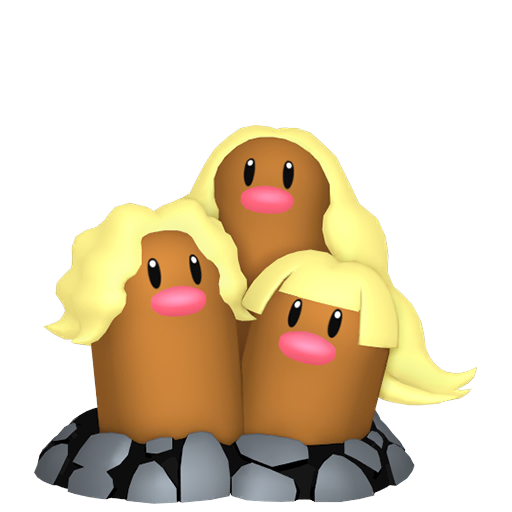 Dugtrio — Pokémon HOME