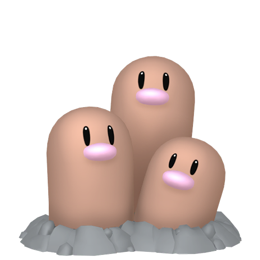Dugtrio — Pokémon HOME