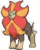 Pyroar — Showdown