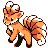vulpix — red blue