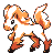 ponyta — red blue