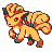 vulpix — yellow