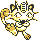 meowth — yellow