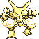 alakazam — yellow