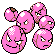 exeggcute — gold silver