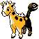 girafarig — gold silver