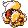 arcanine — gold silver