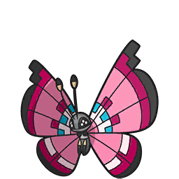 vivillon — scarlet violet