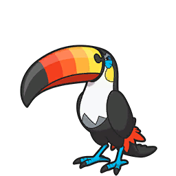 toucannon — scarlet violet