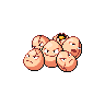 exeggcute — black white