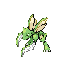 scyther — black white
