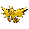 zapdos — black white