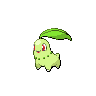 chikorita — black white
