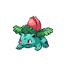 ivysaur — black white