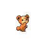teddiursa — black white