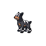 houndour — black white