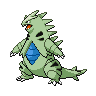 tyranitar — black white