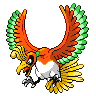 ho oh — black white