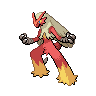 blaziken — black white