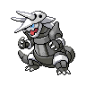 aggron — black white