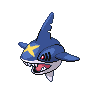 sharpedo — black white