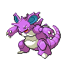 nidoking — black white