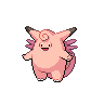 clefable — black white