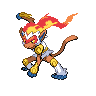 infernape — black white