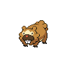 bidoof — black white