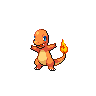 charmander — black white