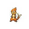buizel — black white