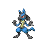 lucario — black white