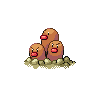 dugtrio — black white