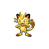 meowth — black white