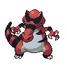 krookodile — black white