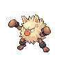 primeape — black white