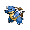 blastoise — black white