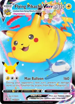Pikachu Voador VMAX