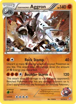Aggron da Equipe Magma 