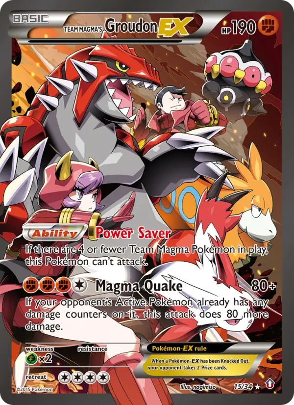 Groudon-EX da Equipe Magma