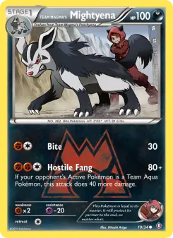 Mightyena da Equipe Magma