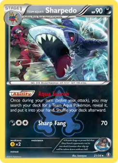 Sharpedo da Equipe Aqua