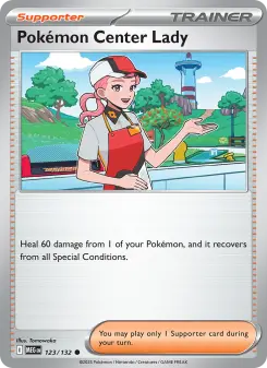 Dama do Centro Pokémon