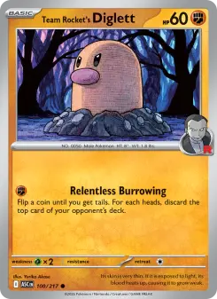 Diglett da Equipe Rocket
