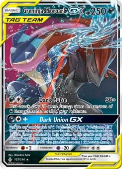 Greninja e Zoroark GX