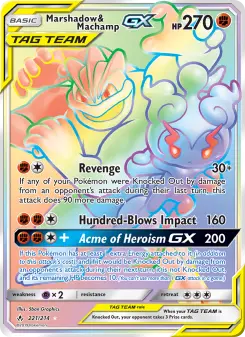 Marshadow e Machamp GX