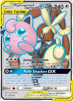 Mega Lopunny e Jigglypuff GX