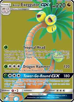 Exeggutor de Alola GX