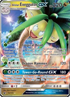 Exeggutor de Alola GX