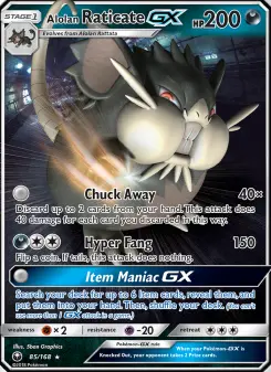 Raticate de Alola GX